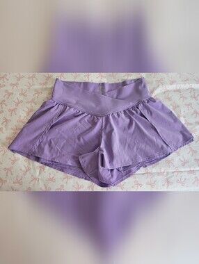 JoyLab Lavender Cross-Front Athletic Short